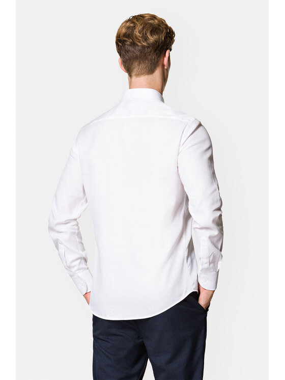 Lancerto Lancerto Koszula Bethy KO073222000019 Biały Slim Fit