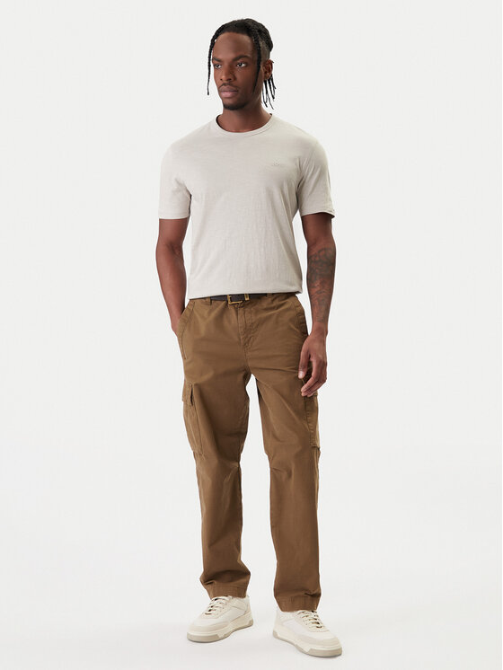 BOSS BOSS T-shirt Tegood 50508243 Beige Regular Fit