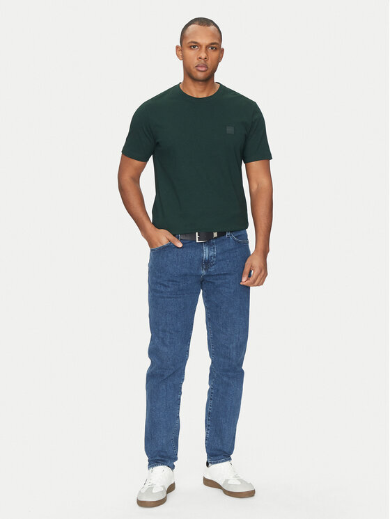 BOSS BOSS T-krekls Tales 50508584 Zaļš Relaxed Fit