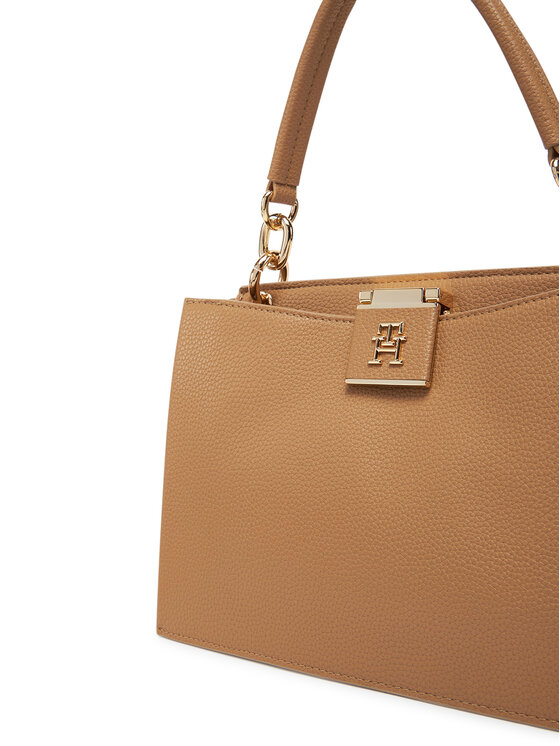Tommy Hilfiger Tommy Hilfiger Kabelka Th Her Mini Tote AW0AW17190 Hnedá