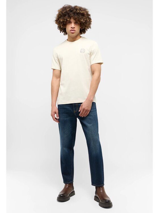 Mustang Mustang Jeansy DENVER CROPPED Niebieski Slim Fit