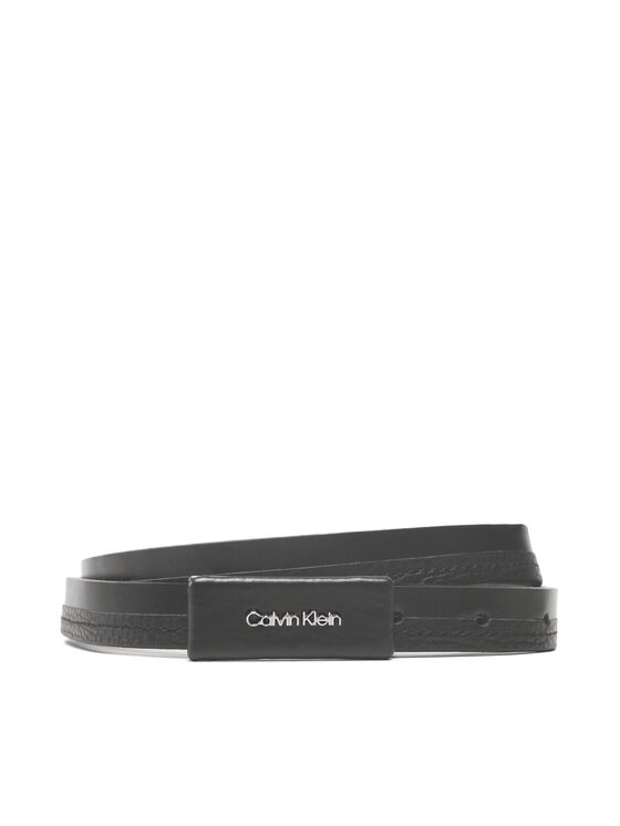 Calvin Klein Sieviešu josta Daily Dressed Plaque 2cm Belt K60K610499 Melns