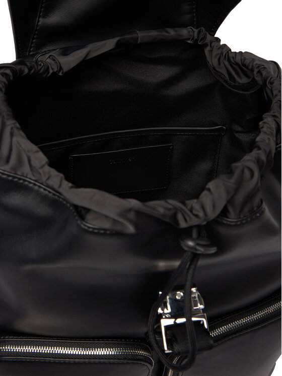 Calvin Klein Calvin Klein Mugursoma Webbing Strap Flap LV04F3590G Melns