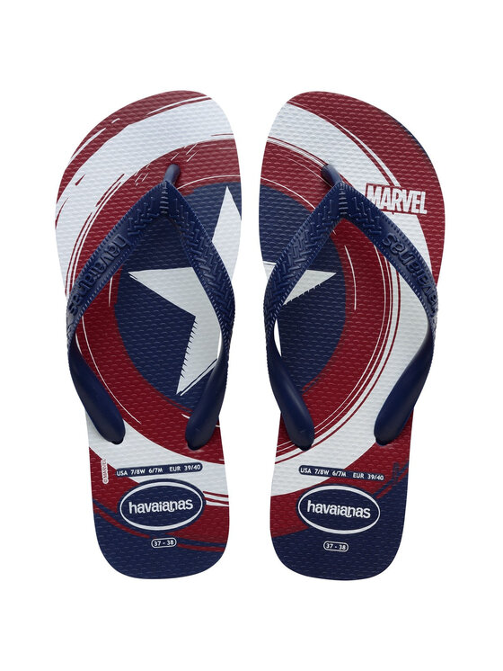 Havaianas Havaianas Σαγιονάρες HAVAIANAS Infradito Bambini e ragazzi Hav. Top Marvel Logomania 4146953.4368 Blu Σκούρο μπλε