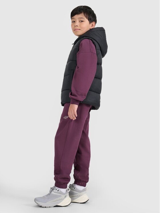 4F 4F Gilet 4FJRAW25TVJAU331-20S Nero Regular Fit