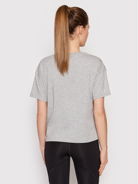 New Balance New Balance Тишърт Stacked WT03805 Сив Relaxed Fit