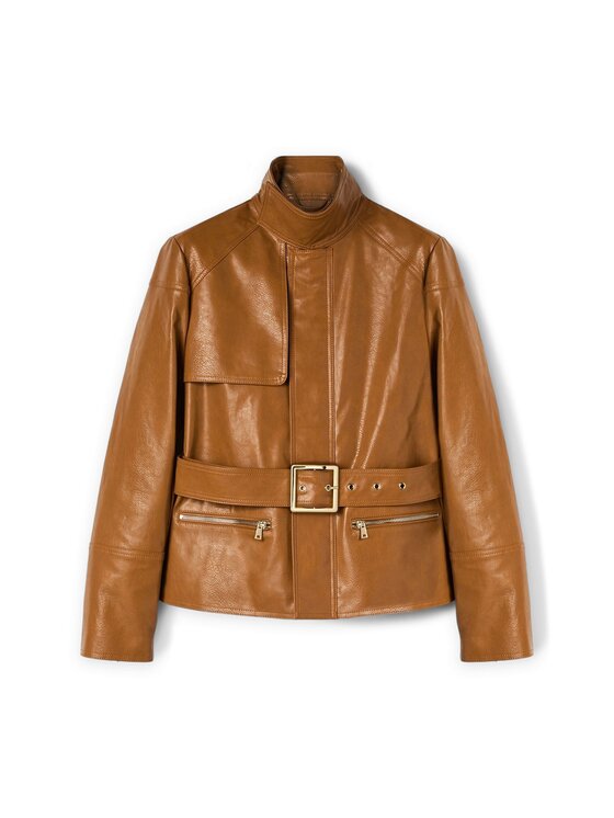 Motivi Motivi Giacca in similpelle R327Q001050N012 Marrone Regular Fit