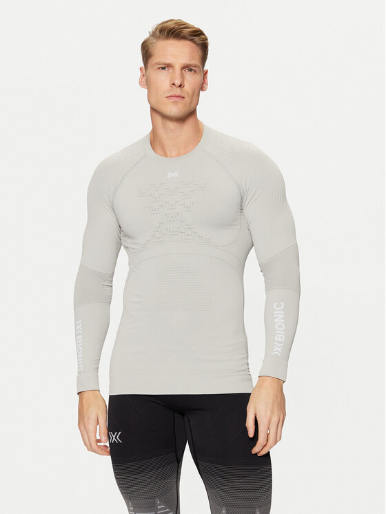 X-Bionic Termo bielizeň vrchné diely Energy Accumulator 4.0 Shirt Lg Sl EA-WT06W19M Sivá Slim Fit