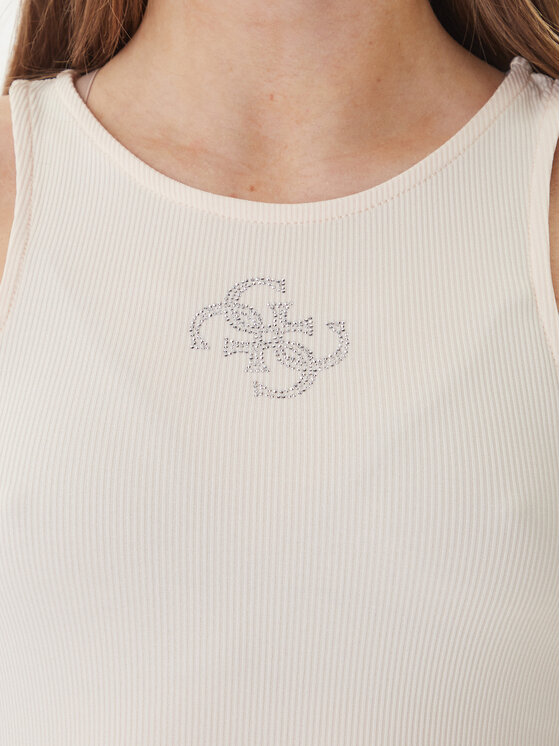 Guess Guess Топ W6RP39 KD092 Бежевий Regular Fit