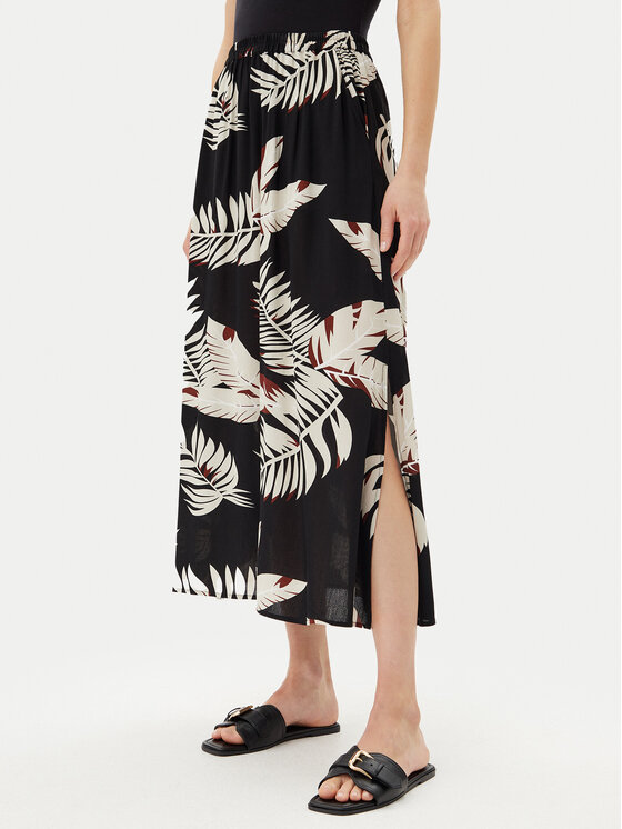 Vero Moda Vero Moda Fustă maxi Easy Joy 10302047 Negru Regular Fit