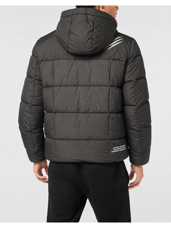 Plein Sport Plein Sport Kurtka puchowa 24021 Czarny Regular Fit