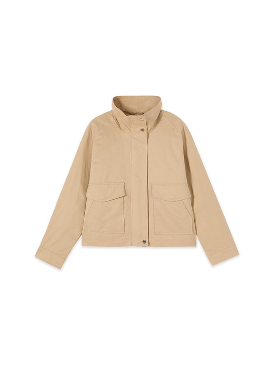 Oltre Oltre Płaszcz zimowy 0016J000173N012 Kremowy Boxy Fit