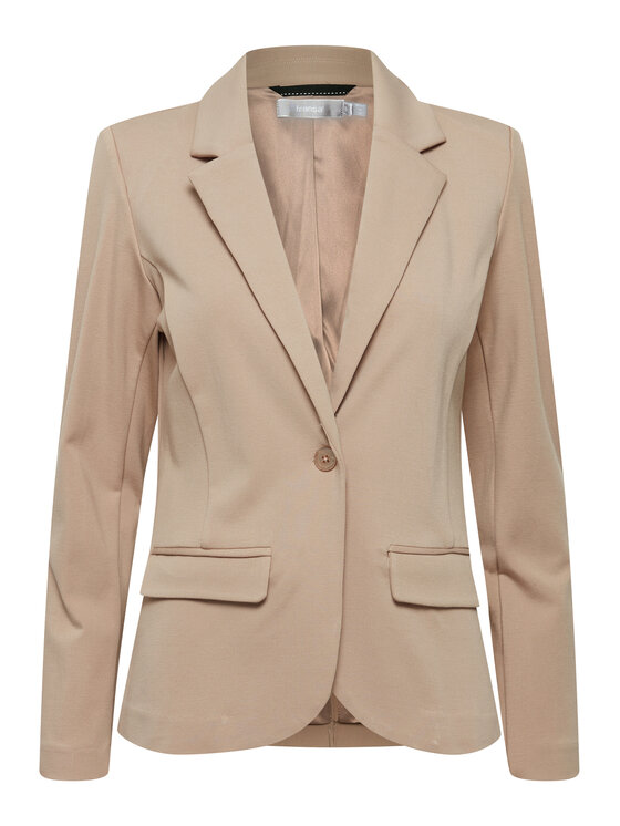 Fransa Fransa Pintsak 20611867 Beež Regular Fit