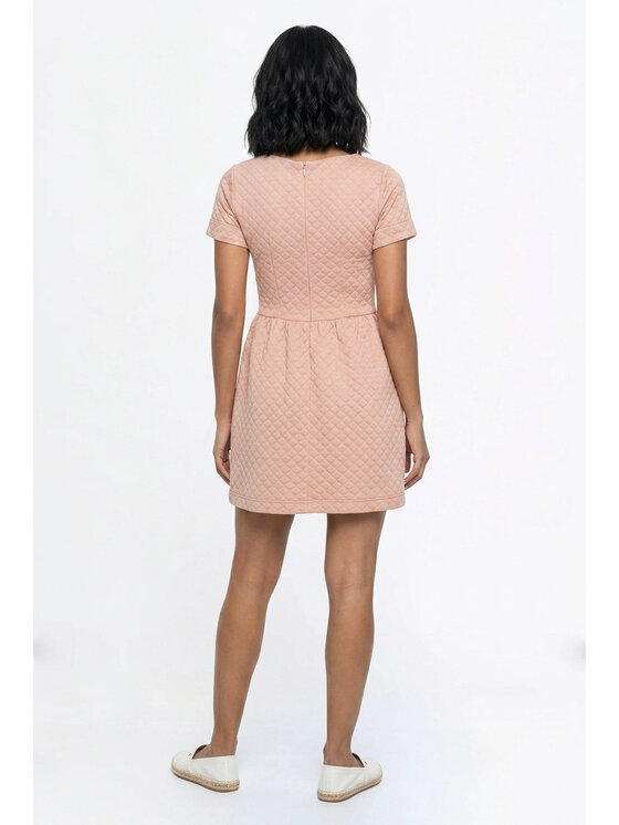 FIGL FIGL Každodenné šaty M1366 Ružová A-Line Fit