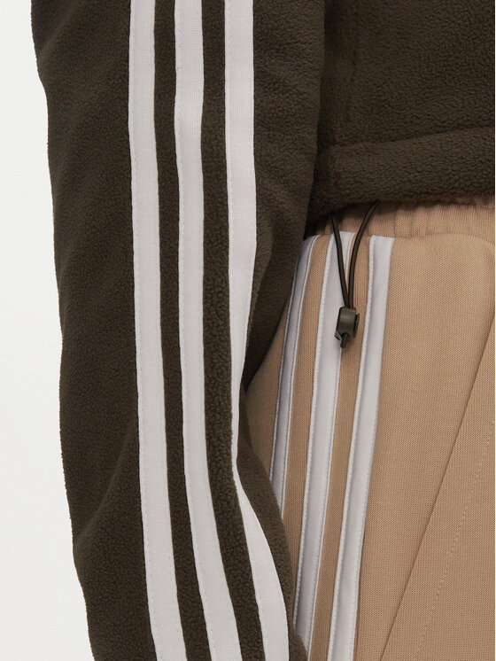 adidas adidas Polar Polar Fleece 1/2 Zip IW3164 Zielony Loose Fit