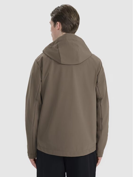 4F 4F Giacca softshell 4FWSS25TSOFM324-81S Marrone Regular Fit