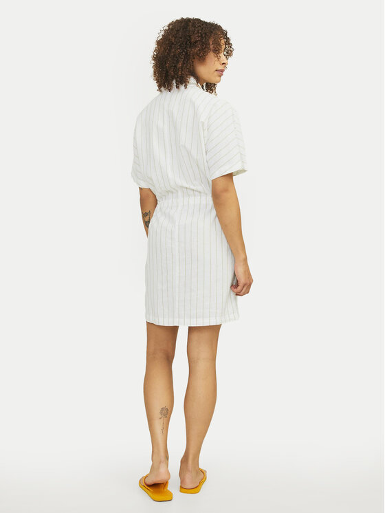 JJXX JJXX Marškinių tipo suknelė Sana 12249747 Balta Relaxed Fit