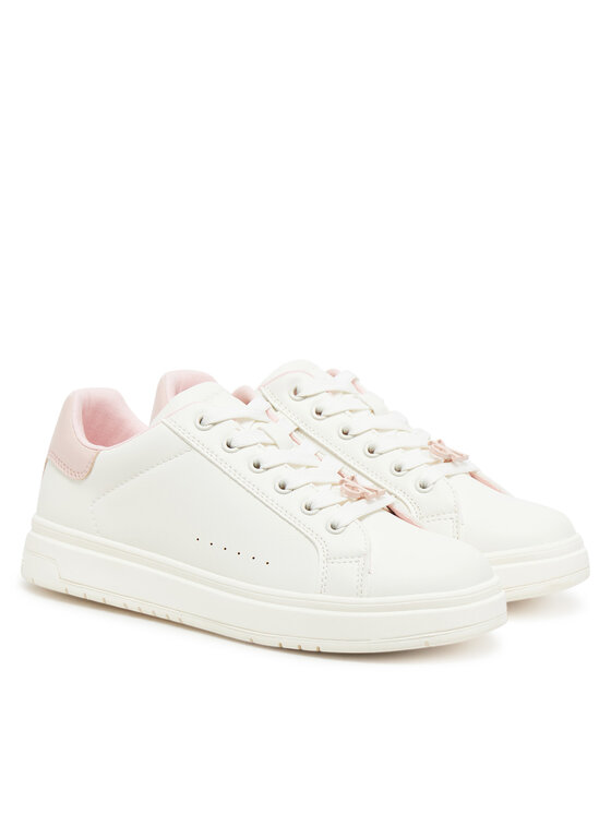 Calvin Klein Jeans Calvin Klein Jeans Laisvalaikio batai Low Cut Lace-Up V3A9-82015-1355A S Balta