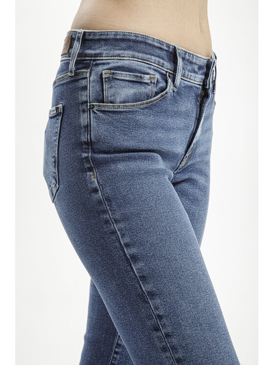 Cross Jeans Cross Jeans Jeansy P 489-224 Niebieski Slim Leg