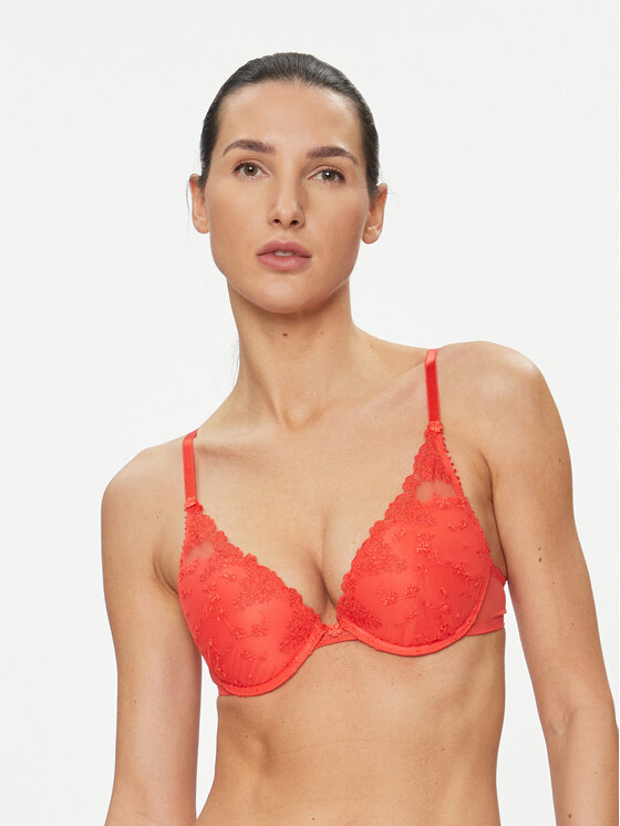 Passionata by Chantelle Push-Up nedrček White Nights P40690 Rdeča