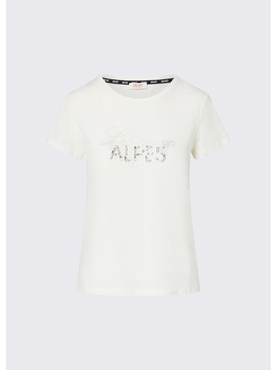Liu Jo Liu Jo T-shirt TF6241JS923L9508 Bianco Regular Fit