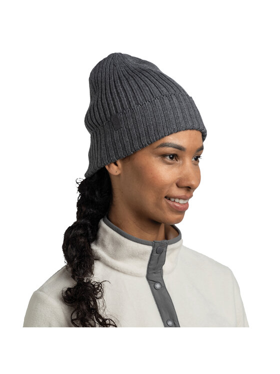 Buff Buff Berretto Knitted Norval Hat Beanie Grigio