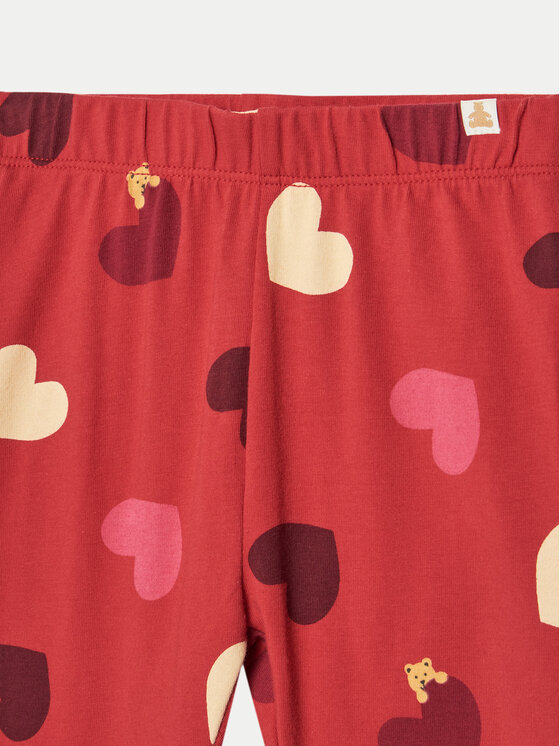 Gap Gap Legginsy 525365 Czerwony Regular Fit