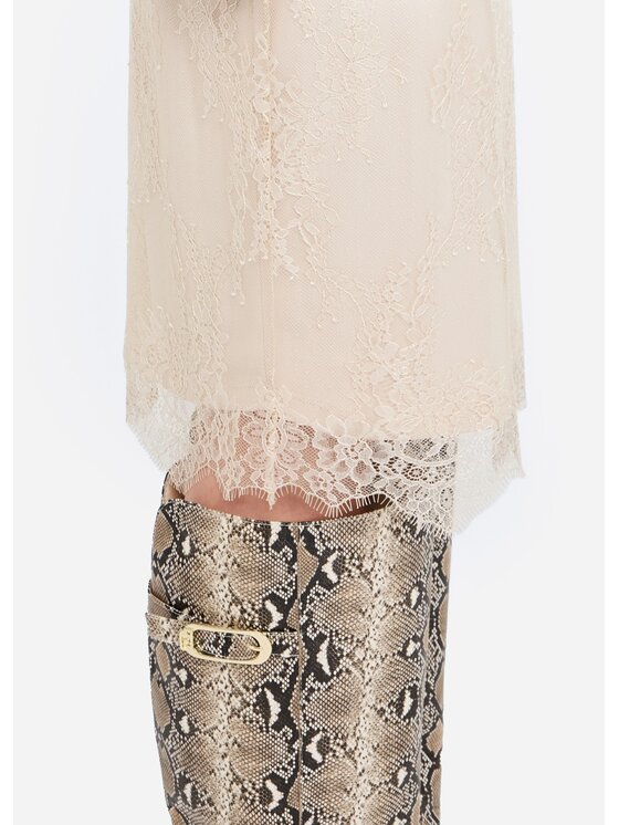 Liu Jo Liu Jo Minigonna CF5289J4961X0720 Beige Regular Fit