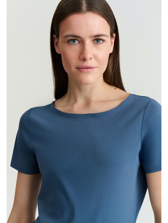 TATUUM TATUUM Blúzka MIKAJA 2 Modrá Classic Fit