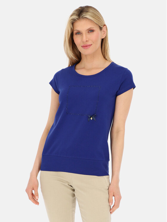 L’AF L’AF T-Shirt Lira Granatowy Regular Fit