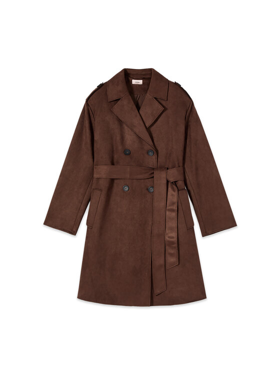 Oltre Oltre Cappotto invernale 0028J000186N032 Marrone A-Line Fit