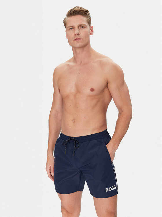 BOSS BOSS Шорти для плавання Starfish 50514429 Cиній Regular Fit