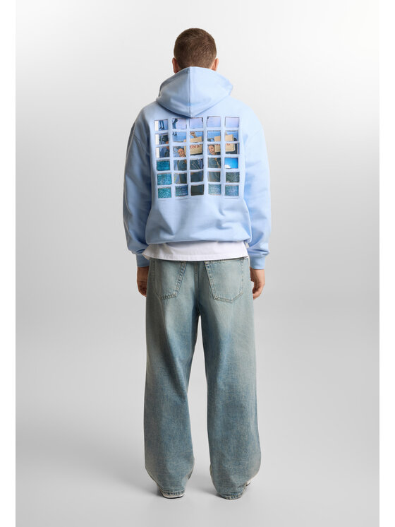 PROSTO. PROSTO. Bluza CC TV Niebieski Oversize