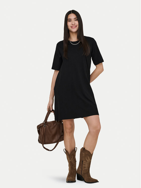 ONLY ONLY Повсякденна сукня Mara 15374631 Чорний Oversize