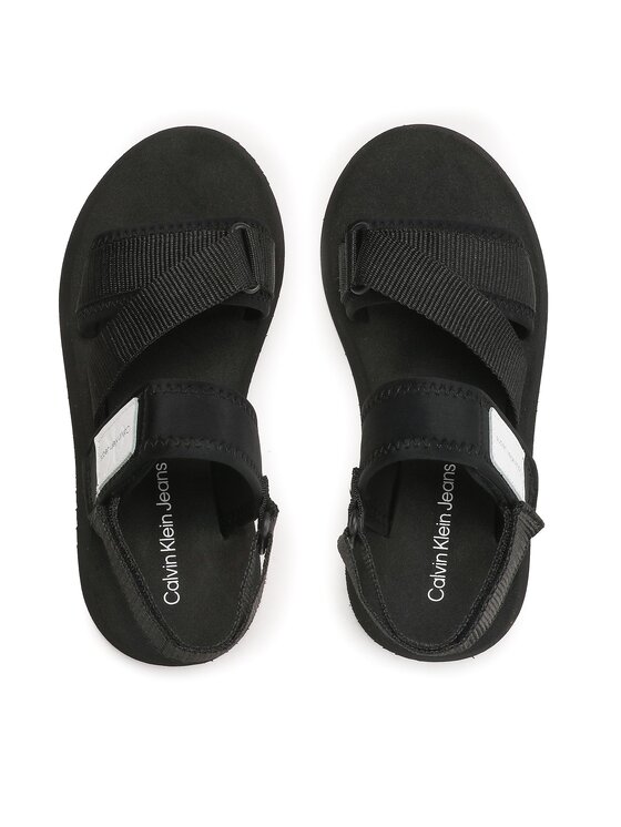 Calvin Klein Jeans Calvin Klein Jeans Σανδάλια Prefresato Sandal Bagde YW0YW00967 Μαύρο