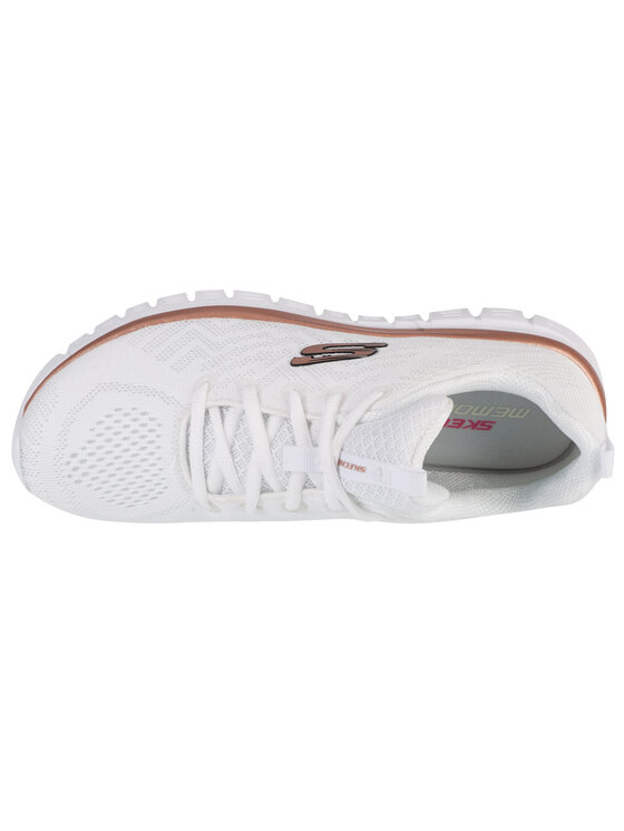 Skechers Skechers Sneakersy Skechers Graceful - Get Connected Biały
