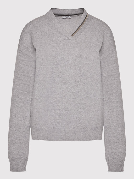 Peserico Peserico Maglione S99712F12K Grigio Regular Fit