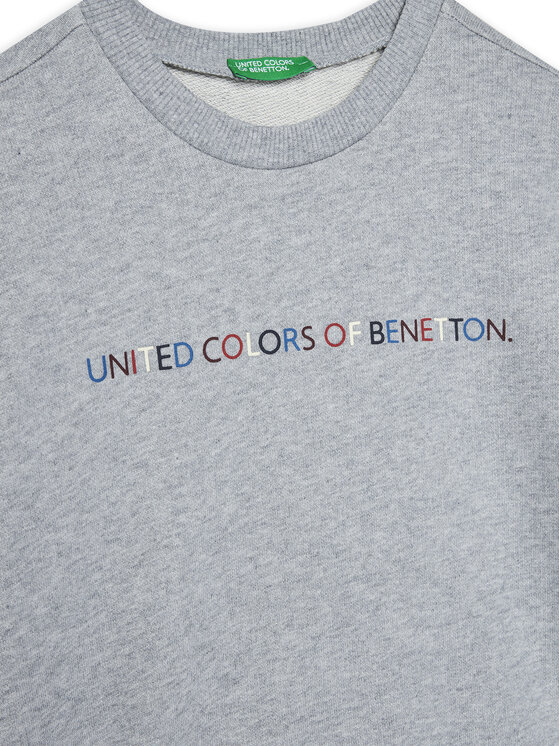United Colors Of Benetton United Colors Of Benetton Bluza 3J68C10PZ Szary Regular Fit