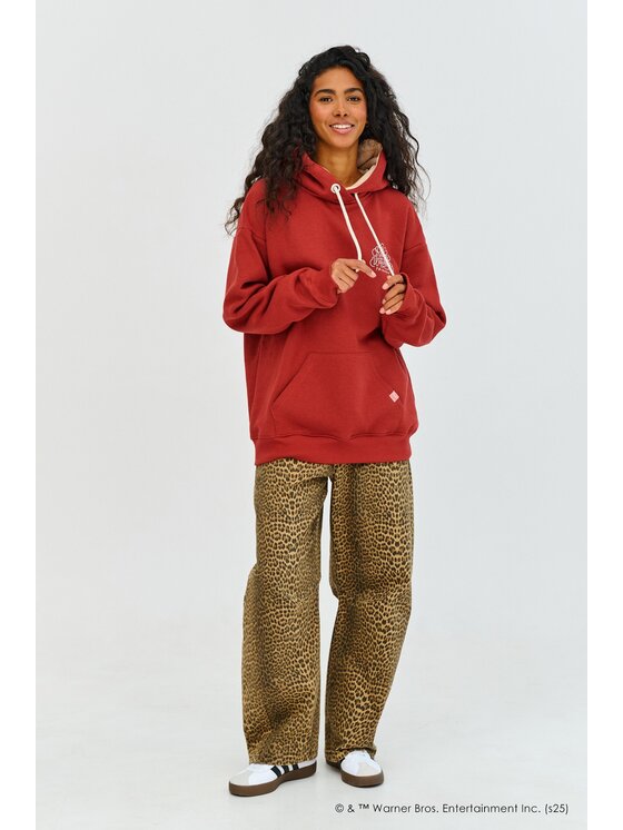 NAOKO NAOKO Bluza My Lobster Czerwony Regular Fit