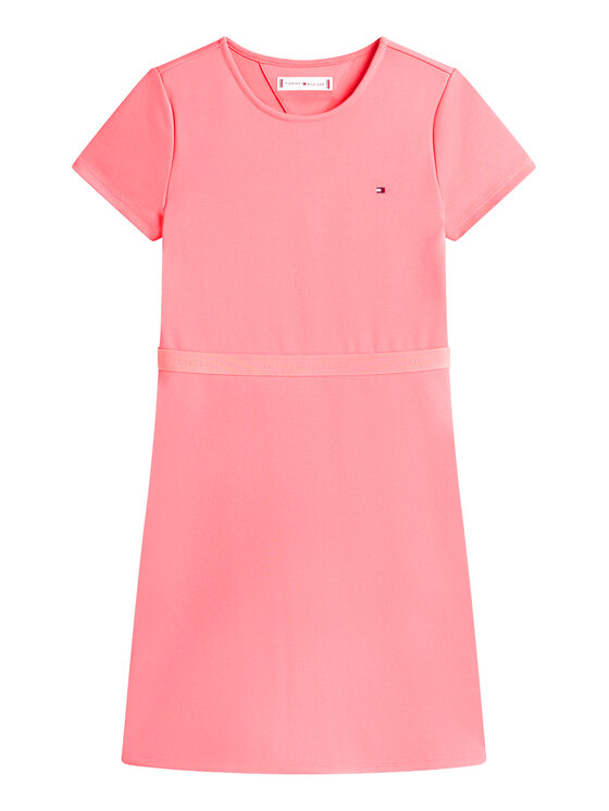 Tommy Hilfiger Tommy Hilfiger Každodenné šaty KG0KG09149 Svetloružová Regular Fit