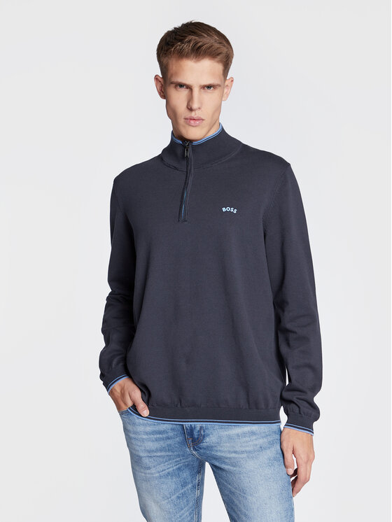 Maglione Zitom_W22 50475096 Blu scuro Regular Fit