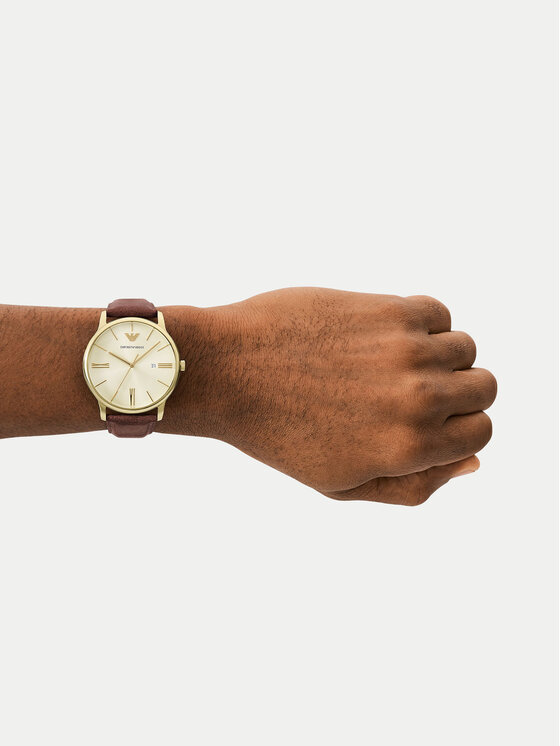 Emporio Armani Emporio Armani Годинник Minimalist AR11610 Коричневий