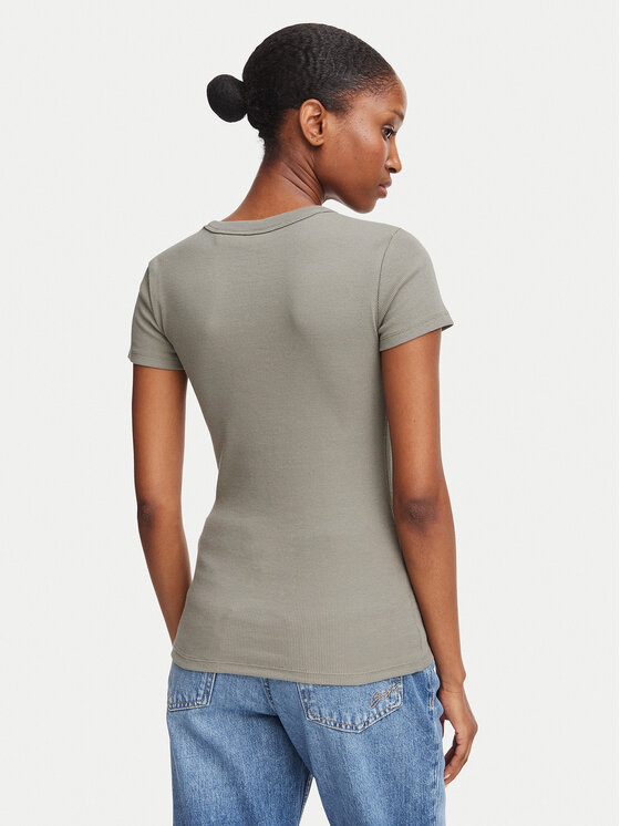 HUGO HUGO T-Shirt Easy 50523924 Zielony Slim Fit
