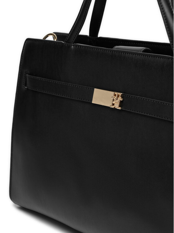 Tommy Hilfiger Tommy Hilfiger Käekott Th Heritage Workbag AW0AW16910 Must
