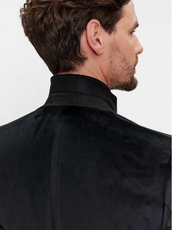 KARL LAGERFELD KARL LAGERFELD Marynarka 155270 541009 Czarny Slim Fit