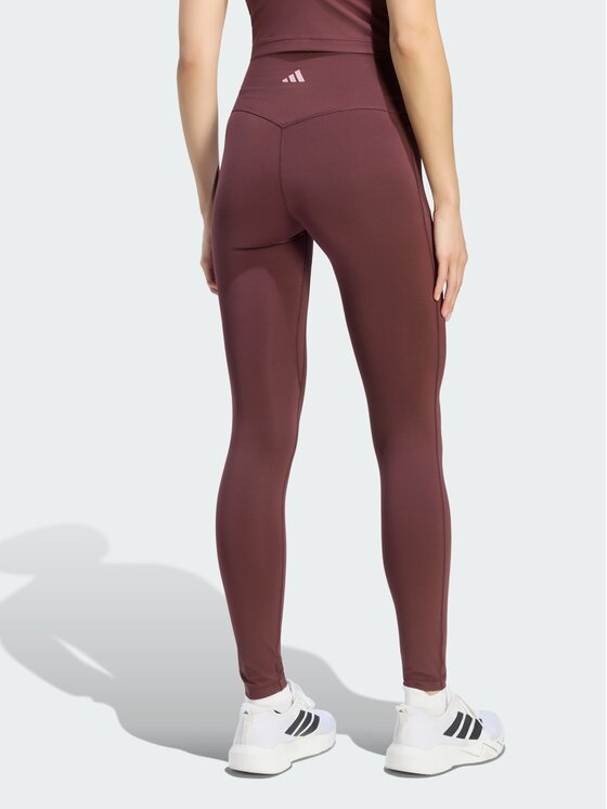adidas adidas Legginsy 171034 Czerwony ciemny Regular Fit