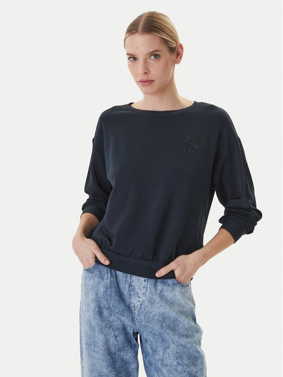 Roxy Roxy Mikina Surfing By Moonlight ERJFT05067 Čierna Regular Fit