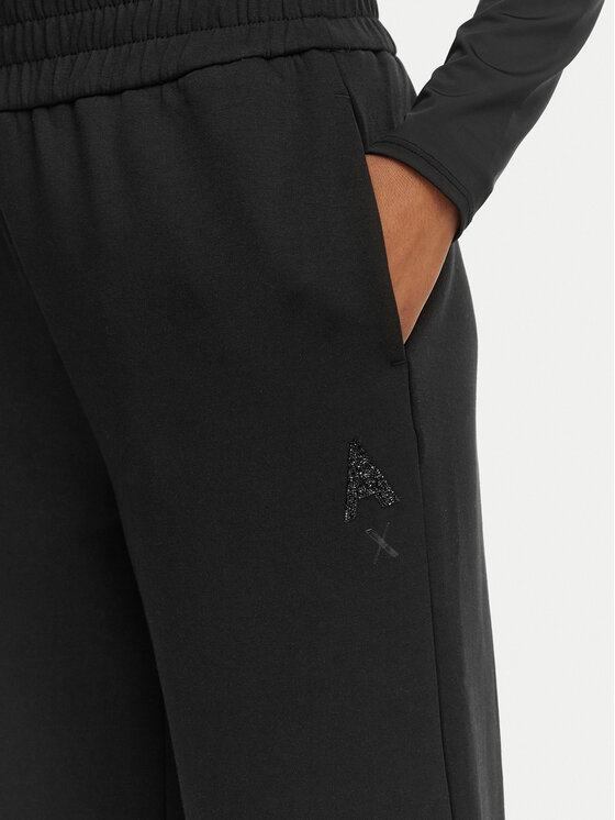 Armani Exchange Armani Exchange Spodnji del trenirke XW002840 AF21298 UC001 Črna Regular Fit