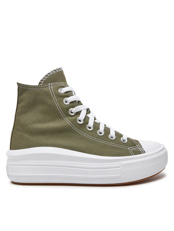 Converse Scarpe da ginnastica Chuck Taylor All Star Move Platform A08295C Verde, taglia : 36
