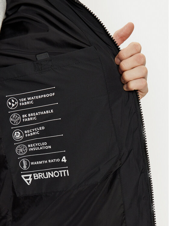 Brunotti Brunotti Μπουφάν χειμωνιάτικο Bardigan 2421180001 Μαύρο Regular Fit